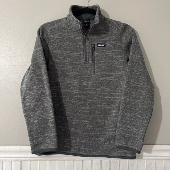Patagonia Other - Patagonia Better Sweater 1/4 Zip Fleece Jacket in Nickel Grey Kid’s XL (14)